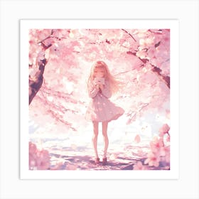 Cherry Blossoms Art Print