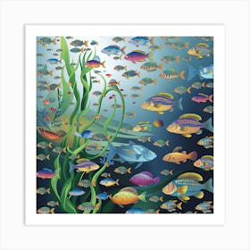 Tropical Fish (1) Art Print