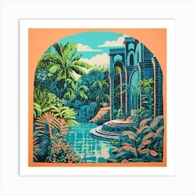 Garden Of Paradise 1 Art Print