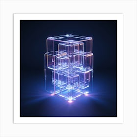 Acrylic Cubes Art Print