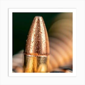 Close Up Of A Bullet 1 Art Print