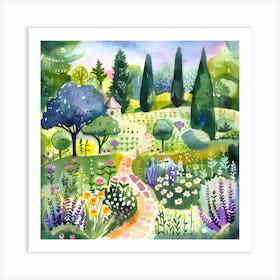 Garden Path Art Print