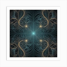 Abstract Fractal Design 1 Art Print