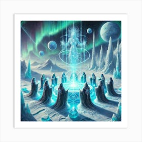 Icebound Order Spiritual Connection Art Print