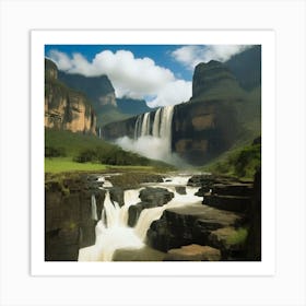 Beautiful Waterfalls Art Print