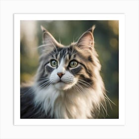 Portrait Of A Cat 12 Art Print