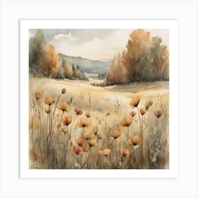 Poppy Field Art Print