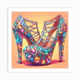 High Heels Art Print