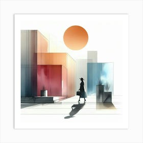 Cityscape 32 Art Print