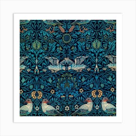 William Morris Textile Design 11 Art Print