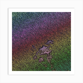 Rainbow Grass Art Print