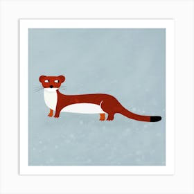 Weasel Art Print