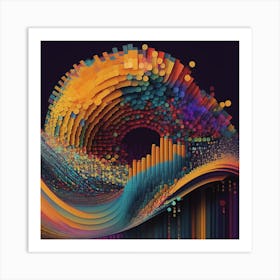 Abstract Music Art Print