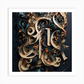 Letter Art Art Print