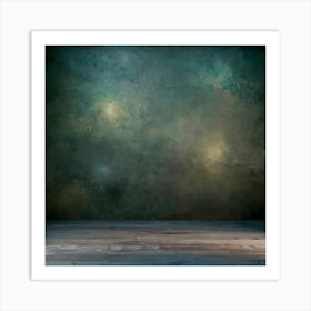 Empty Room With Wooden Floor 3 Art Print