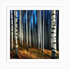 Birch Forest 46 Art Print