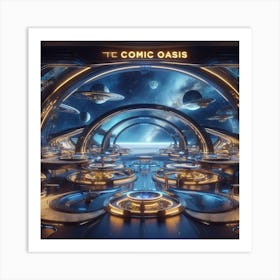 Comic Oasis Art Print