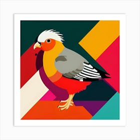 Bird popart Art Print