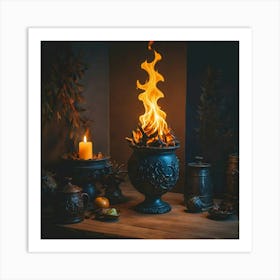 Embers of Enchantment Art Print