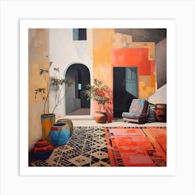 Moroccan Doorway Art Print