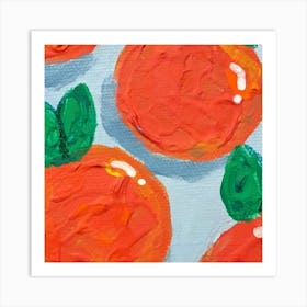 It's raining oranges 1 Art Print