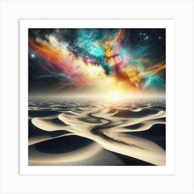 Nebula In Space Art Print