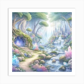 Fairytale Forest 4 Art Print
