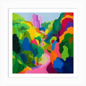 Abstract Park Collection Namsan Park Seoul South Korea 2 Art Print