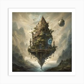 Castle In The Sky Art Print