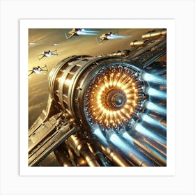 Solar Engines Converted Art Print