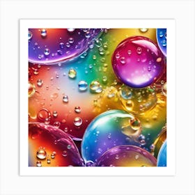 Water Bubbles 2 Art Print