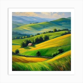 Tuscan Landscape 1 Art Print