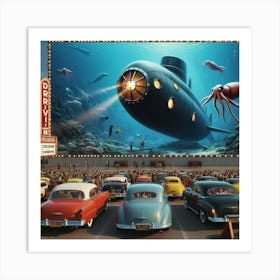 Submarine Movie Poster Art Print