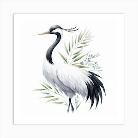 Crane 4 Art Print