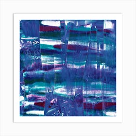 Modern Abstract - Blue Art Print