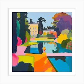 Colourful Gardens Mount Stewart House And Gardens Northern Ireland 1 Art Print