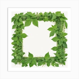 Frame Of Nettles 1 Art Print