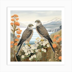 Bird In Nature Eurasian Sparrowhawk 2 Art Print