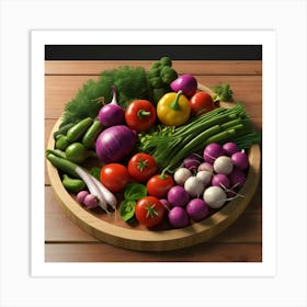 Fresh Vegetables Art Print