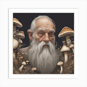 Back to mycelium  Art Print