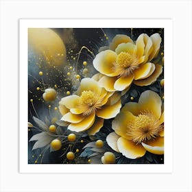 Yellow Flowers Art Print