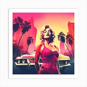 Marylin Grand Theft Auto V Art Print