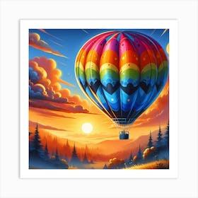 Hot Air Balloon Art Print