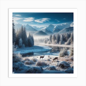 Winter Landscape 1 Art Print