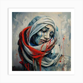 'Women Crying' Art Print