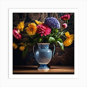 Flowers In A Vase 109 Art Print