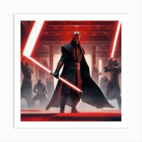 Star Wars Darth Maul Art Print