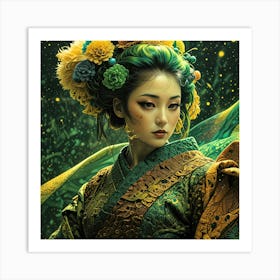 Japan Geisha Visual 15 Art Print