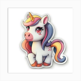 Unicorn Sticker 82 Art Print