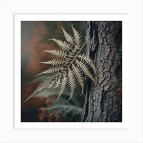 Fern Leaf On A Tree 1 Art Print